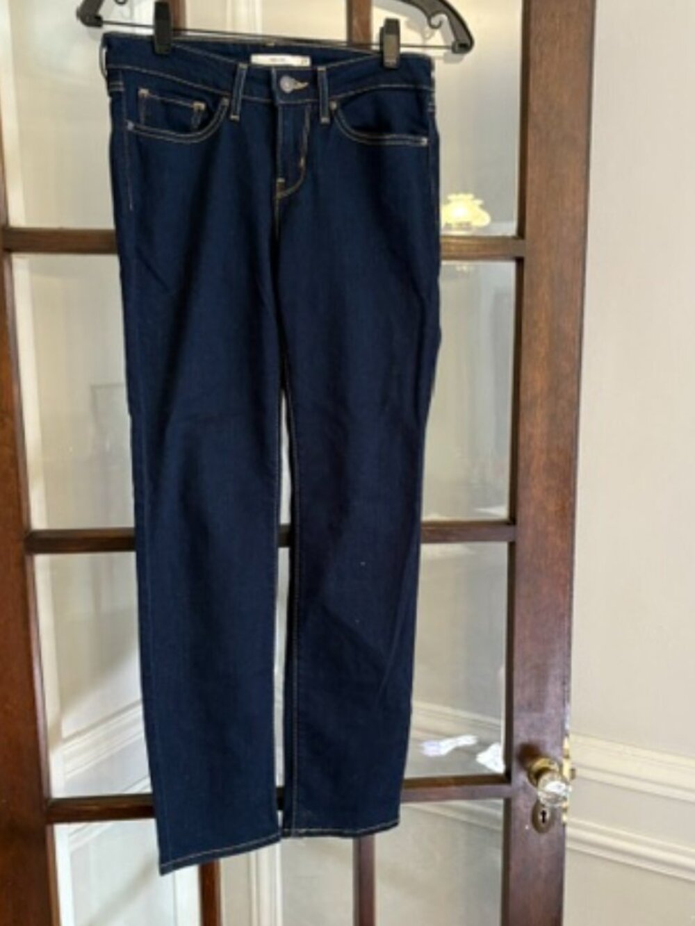 Levi's 712 Slim Dark Wash Jeans, Size 27